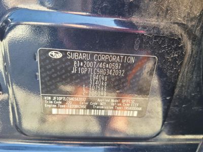 SUBARU XV + ' ' + 2,0i Comfort CVT 