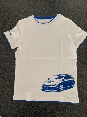 Bílé tričko Impreza dětské + ' ' + Bílé tričko s potiskem pro malé SUBARISTY
Ve velikostech 104, 110, 116, 122 
