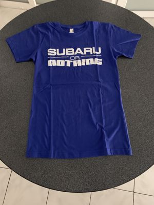 Tričko Subaru or nothing + ' ' + Kráse pánské tričko s potiskem v bílé barvě
Velikosti: S / L / XL 