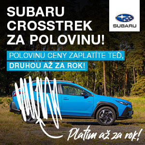SUBARU Crosstrek financování akce 50 : 50  .. zaplatíte 50% ceny nyní a 50% za rok s 0% úrokem !!! + ' ' + <h2 style="margin: 0cm 0cm 11.25pt; background-image: initial; background-position: initial; background-size: initial; background-repeat: initial; background-attachment: initial; background-origin: initial; background-clip: initial;"><span style="font-family:" arial",sans-serif;mso-fareast-font-family:="" "times="" new="" roman";color:#292929"="">REPREZENTATIVNÍ PŘÍKLAD FINANCOVÁNÍ NA SUBARU
CROSSTREK s 0% navýšením!<o:p></o:p></span></h2>

<p class="MsoNormal" style="background-image: initial; background-position: initial; background-size: initial; background-repeat: initial; background-attachment: initial; background-origin: initial; background-clip: initial;"><b><span style="font-size:12.0pt;
font-family:" arial",sans-serif;color:#292929"="">Cena vozu:</span></b><span style="font-size:12.0pt;font-family:" arial",sans-serif;color:#292929"=""> 840
000 Kč* (0% navýšení ceny)<br>
<b>Část kupní ceny hrazená klientem:</b> 420 000,- Kč* (50% z poř. ceny)<br>
<b>Výše úvěru:</b> 420 000 Kč*<br>
- pevná úroková sazba: 0 % p.a.<br>
- RPSN: 4,2 %<br>
<b>1.-11. měsíční splátka:</b> 0 Kč* bez pojištění<br>
<b>12. měsíční splátka:</b> 420 000 Kč* bez pojištění<br>
<b>1.-12. měsíční splátka pojištění:</b> 1 467 Kč<br>
(měsíční splátka pojištění **HAV 1 071 Kč, ***POV: 369 Kč)<br>
<b>Poplatek za poskytnutí úvěru:</b> 4 200 Kč<br>
<b>Celková částka k uhrazení</b> (to znamená výše vypůjčené jistiny plus
úroky a poplatek za poskytnutí úvěru, pojištění HAV) <b>437 052 Kč*</b><br>
<b>Délka splácení úvěru: </b>12 měsíců<o:p></o:p></span></p>

<span style="font-size:12.0pt;font-family:" arial",sans-serif;mso-fareast-font-family:="" calibri;mso-fareast-theme-font:minor-latin;color:#292929;mso-ligatures:standardcontextual;="" mso-ansi-language:cs;mso-fareast-language:en-us;mso-bidi-language:ar-sa"="">Pojištění
od Generali Česká pojišťovna a.s. <b>Povinnost uzavřít smlouvu s
pojišťovnou Generali Česká pojišťovna.</b><br>
* Kč = Ceny vozu jsou uváděny včetně DPH<br>
** HAV = havarijní pojištění<br>
*** POV = pojištění odpovědnosti z provozu vozidla (povinné ručení)<br>
<!--[if !supportLineBreakNewLine]--><br>
<!--[endif]--></span> 