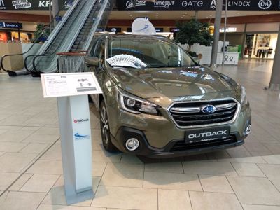 SUBARU Outback OC Olympia Plzeň 23.8.-1.9.2019 + ' ' + Rádi bychom Vás pozvali do OC Olympie v Plzni - představujeme nový model SUBARU Outback 2,5 výbava Executive. 