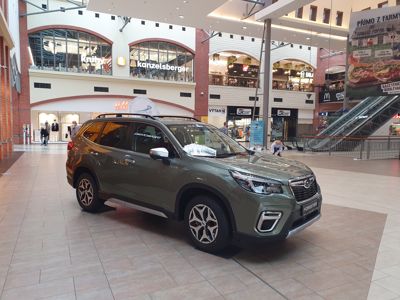 SUBARU Forester e-BOXER OC Olympia Plzeň 5. -14.11. 2021 + ' ' + Rádi bychom Vám představili nový model SUBARU Forester e-BOXER nyní v OC Olympie od 5. - 14.11. 2021 