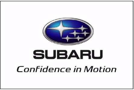 FHI přichází s novým sloganem pro vozy Subaru:  „Confidence in Motion“ + ' ' +  